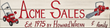 Acme Sales & Books